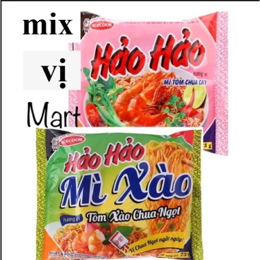 Thùng 30 Gói Mì Xào & Mì Nước Vị Tôm Hảo Hảo 75g - Chỉ 95.000 VNĐ
