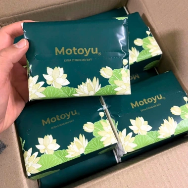 Thùng 30 Gói MOTOYU Khăn Giấy Rút Để Bàn 230 Tờ 4 Lớp - Dày Dặn, Mềm Mịn, Thấm Hút Tốt, An Toàn Cho Da - Giá 60.000 VNĐ 6