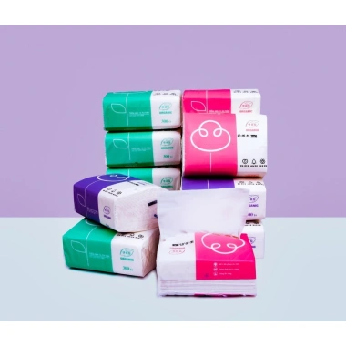 Thùng 30 gói rút giấy ăn organic siêu mềm mịn cao cấp, 109k, mua 2 free ship 3