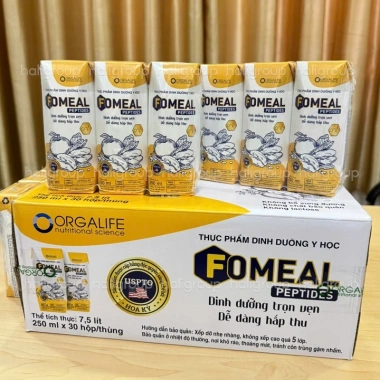 Thùng 30 Hộp Fomeal Peptides Soup Dinh Dưỡng Người Kém Hấp Thu Giá 2,28 Triệu 5 Thùng 30 Hộp Fomeal Peptides Soup Dinh Dưỡng Người Kém Hấp Thu Giá 2,28 Triệu 5