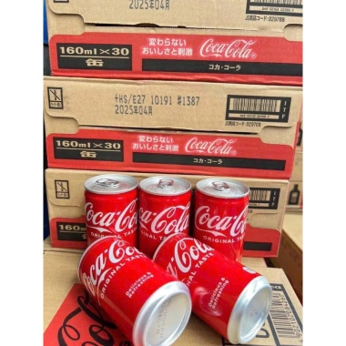 Thùng 30 lon Coca-Cola Zero Sugar Mini 160ml Nhật - Giá 600k Cô Thư Market 4