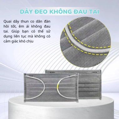 Thùng 300 chiếc Khẩu trang y tế 4 lớp Hải An - Kháng khuẩn, chống bụi, tia UV, giá 129.000₫ 5