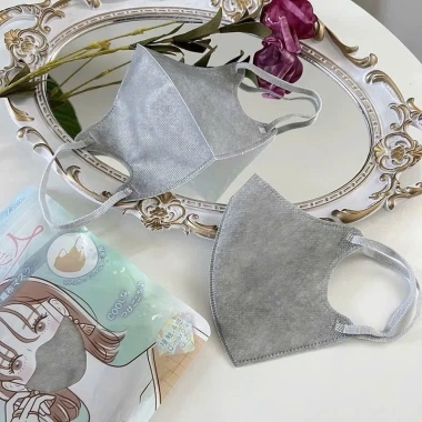 Thùng 300 khẩu trang 6D màu pastel 4 lớp kháng khuẩn, chống bụi, che kín Giá chỉ 89.000đ 4