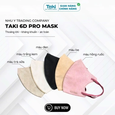 Thùng 300 khẩu trang 6D Taki Mask không đau tai, mềm mại - Giá 82.000 VND, hottrend 4 Thùng 300 khẩu trang 6D Taki Mask không đau tai, mềm mại - Giá 82.000 VND, hottrend 4