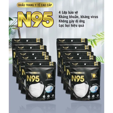 Thùng 300 khẩu trang N95 5 lớp HM Pro - kháng khuẩn, chống bụi mịn, chống nắng, 105.000đ 4