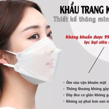 Thùng 300C Khẩu Trang KF94 Uni Mask 4 Lớp Kháng Khuẩn Chống Bụi Mịn Công Nghệ Hàn Quốc Giá 75.000 VND