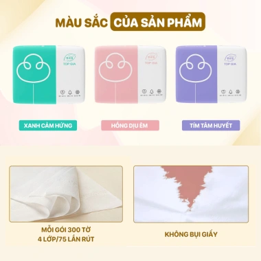 Thùng 30/16/10 Gói Giấy Ăn Top Gia Mềm Mịn – Khăn Giấy Gấu Trúc Thấm Hút Nhanh, Giá chỉ 80.100₫ 2 Thùng 30/16/10 Gói Giấy Ăn Top Gia Mềm Mịn – Khăn Giấy Gấu Trúc Thấm Hút Nhanh, Giá chỉ 80.100₫ 2