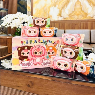 Thùng 32 gói Khăn Ướt BabyThree Phú Đạt - An toàn da bé, không mùi, 120 tờ, giá ưu đãi 78.000₫ 9 Thùng 32 gói Khăn Ướt BabyThree Phú Đạt - An toàn da bé, không mùi, 120 tờ, giá ưu đãi 78.000₫ 9