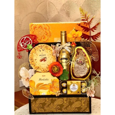 Thùng 36h bánh tròn Gauteau - Set quà Tết giỏ quà tết, giảm còn 580.000đ 4