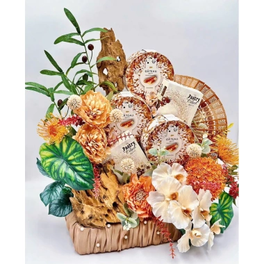 Thùng 36h bánh tròn Gauteau - Set quà Tết giỏ quà tết, giảm còn 580.000đ 6