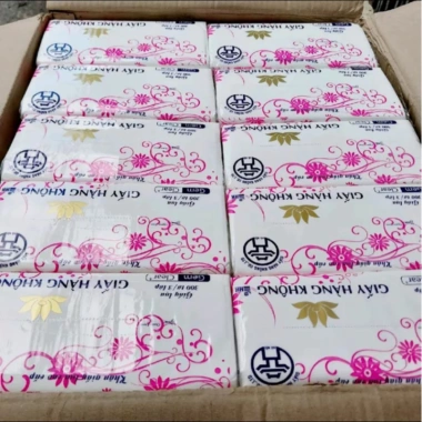 Thùng 40 Bịch Khăn Giấy Rút Hàng Không 300 Tờ/bịch - Giá Ưu Đãi 129k