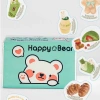 Thùng 40 gói Happy Bear Giấy Rút Lụa Trắng 360 tờ 3 lớp không mùi - Dai dày, mềm mại, chỉ 225.000đ 5