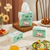 Thùng 40 gói Happy Bear Giấy Rút Lụa Trắng 360 tờ 3 lớp không mùi - Dai dày, mềm mại, chỉ 225.000đ 8