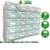 Thùng 40 gói Happy Bear Giấy Rút Lụa Trắng 360 tờ 3 lớp không mùi - Dai dày, mềm mại, chỉ 225.000đ 9