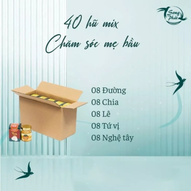 Thùng 40 hũ tổ yến chưng Mix vị Song Phát 70ml - Tăng cường sức khỏe, hồi phục nhanh, giảm giá chỉ 1.137.500₫ 7