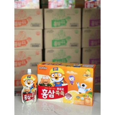 Thùng 40 Túi Nước HS Vị Trái Cây Paldo Pororo - Giá giảm 822.800 còn 680.000 cho bé 3 Thùng 40 Túi Nước HS Vị Trái Cây Paldo Pororo - Giá giảm 822.800 còn 680.000 cho bé 3
