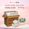 Thùng 42 gói giấy ăn cao cấp Gumi 3/4 lớp mềm mịn, tiện lợi cho phòng khách, giá 213.700đ