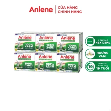Thùng 48 hộp Anlene sữa nước Vani 125ml đậm đặc ít béo - Giá ưu đãi 570.000đ 2 Thùng 48 hộp Anlene sữa nước Vani 125ml đậm đặc ít béo - Giá ưu đãi 570.000đ 2