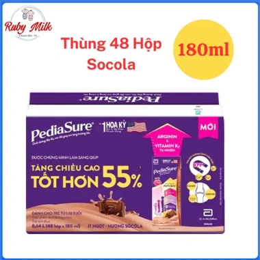 Thùng 48 Hộp Sữa Bột Pediasure Socola 180ml - Giá ưu đãi 1.849.000₫
