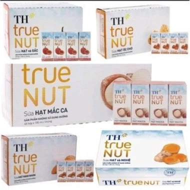Thùng 48 hộp sữa hạt TH True Nut 180ml - Nhiều vị, giảm 20% còn 581.950₫ 3 Thùng 48 hộp sữa hạt TH True Nut 180ml - Nhiều vị, giảm 20% còn 581.950₫ 3
