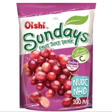 Thùng 50 Túi Oishi 180ml Chanh Đào Nho Táo - Tăng Lực, Giá ưu đãi 168.600₫ 5 Thùng 50 Túi Oishi 180ml Chanh Đào Nho Táo - Tăng Lực, Giá ưu đãi 168.600₫ 5