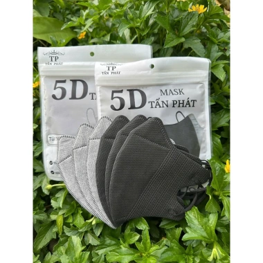 Thùng 500 Cái Khẩu Trang 5D Tấn Phát - Bảo Vệ, Giá 45.000 VNĐ, Giảm 10.800 5