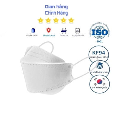Thùng 500 chiếc Khẩu Trang KF94 ĐẠI HỒNG PHÁT - Kháng khuẩn, Chống bụi, Chống UV, Giá 150.000 VND 3