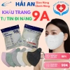 Thùng 500 khẩu trang 9A HẢI AN MASK – 5 lớp, chống bụi mịn, chống nắng, form rộng dễ thở, giảm giá 225.000₫