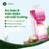 Thùng 6 Bịch Giấy Rút Treo Tường Hanoi Silk Mềm Dai Thấm Nước Không Rách 1.280 Tờ Tặng Móc Treo 6