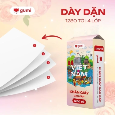 Thùng 6 bịch Khăn Giấy Gumi treo tường an toàn, tặng 3 móc, giá ưu đãi 104.600₫ 3