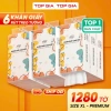 Thùng 6 bịch Khăn giấy rút Top Gia treo tường đa sắc 1.280 tờ dập vân 4D siêu dai mềm mịn - 119k