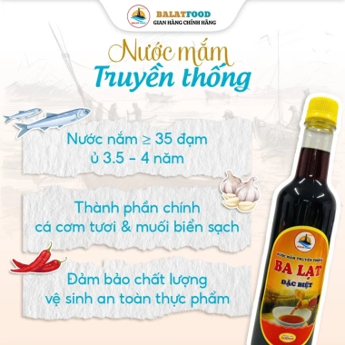 Thùng 6 chai 500ml Nước Mắm Cá Cơm Nguyên Chất Ba Lạt 35% Đạm, Đặc sản Nam Định, Giá 405.000₫ 2
