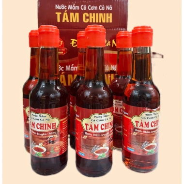 Thùng 6 chai nhĩ ĐB 50 độ đạm Nước Mắm Truyền Thống Tám Chinh Cà Ná 250ml - Giá 255.000đ