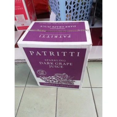 Thùng 6 chai Patritti Sparkling Grape Juice Úc 750ml - Nước ép nho thơm ngon, giảm giá 875.000 VND