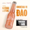 Thùng 6 chai SAL COCKTAIL vị đào 275ml - Giá chỉ 230.000₫, giảm 23k, ngon mát, tiện lợi