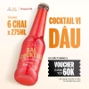 Thùng 6 chai SAL COCKTAIL vị dâu 275ml - Giá ưu đãi 230.000đ, giảm từ 276.000đ