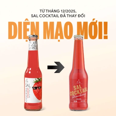 Thùng 6 chai SAL COCKTAIL vị dâu 275ml - Giá ưu đãi 230.000đ, giảm từ 276.000đ 8