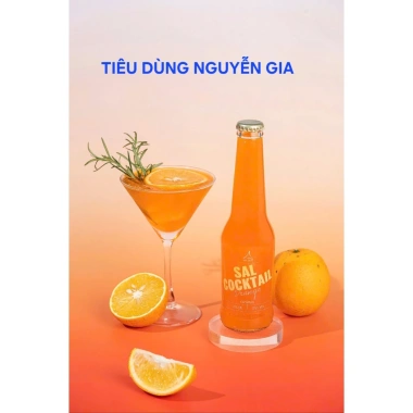 Thùng 6 chai SAL COCKTAIL vị hoa quả 265ml - Giá ưu đãi 248k, giải khát thơm ngon 7