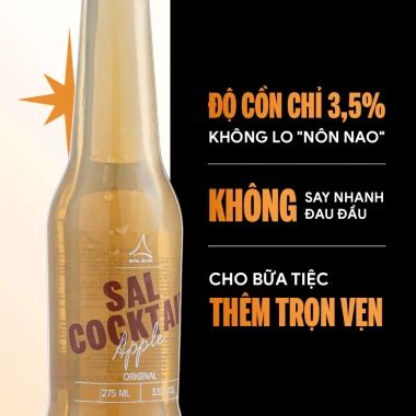 Thùng 6 chai SAL COCKTAIL vị táo 275ml - Giá ưu đãi 230.000đ, giảm tới 64.400đ 7
