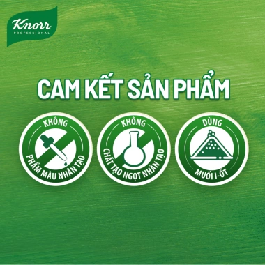 Thùng 6 gói Hạt Nêm Thịt Thăn Xương, Ống & Tủy Knorr Professional 1.8kg – Giá 830.000₫