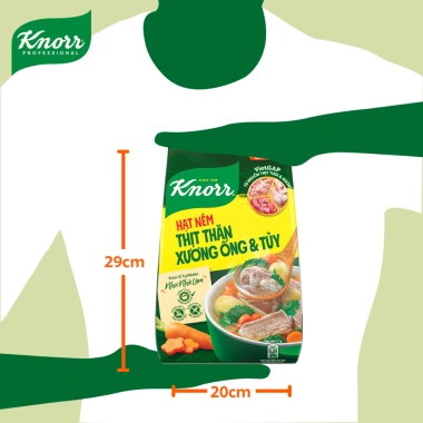 Thùng 6 gói Hạt Nêm Thịt Thăn Xương, Ống & Tủy Knorr Professional 1.8kg – Giá 830.000₫