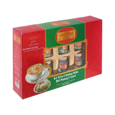 Thùng 6 Hộp Yến Sào cao cấp win'sNest - Tổ Yến Chưng Sẵn Bổ Sung Canxi 20% - 2.275.000₫ 3