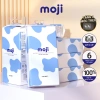 Thùng 6 túi Giấy rút treo tường MOJI 4 lớp 100% bột gỗ nguyên sinh không tẩy trắng - Tặng 3 móc treo, giảm giá tới 18%