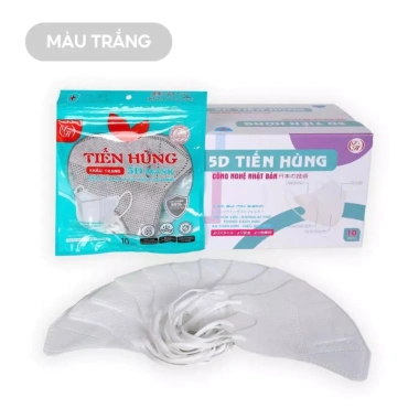Thùng 600 khẩu trang 5D Tiến Hùng chính hãng công nghệ Nhật, kháng khuẩn