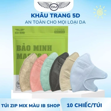 Thùng 700 khẩu trang 5D Bảo Minh - Kháng khuẩn, chống bụi, UV, chỉ 150.000đ 5 Thùng 700 khẩu trang 5D Bảo Minh - Kháng khuẩn, chống bụi, UV, chỉ 150.000đ 5