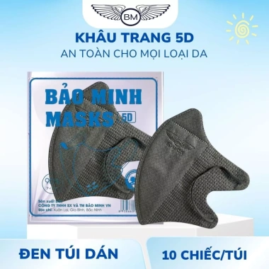 Thùng 700 khẩu trang 5D Bảo Minh - Kháng khuẩn, chống bụi, UV, chỉ 150.000đ