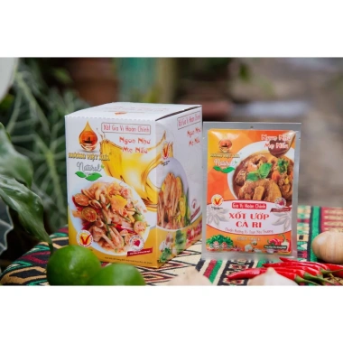 Thùng 72 Gói Xốt Ướp Cà Ri Gia Vị Hoàn Chỉnh Hương Việt Xưa 82g Giảm giá mạnh