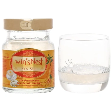 Thùng 72 lọ Yến sào winsNest Tổ yến chưng sẵn 20% nhân sâm, 70ml, ít đường, giá ưu đãi 2.808.000₫