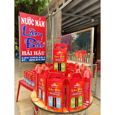 Thùng 8 chai 0,5L Nước mắm Lâm Bão Nút trắng 50 độ đạm - Chính hãng, 529.000₫ 3