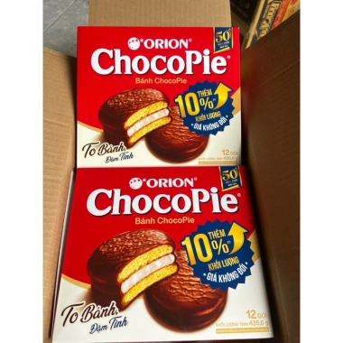 THÙNG 8 HỘP BÁNH CHOCOPIE 396g*8 - Giá chỉ 529.000₫, giảm ngay, bánh thơm ngon, phù hợp tiệc và ăn vặt